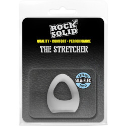 RockSolid by Doc Johnson Ballstretcher en silicone The Stretcher Blanc
